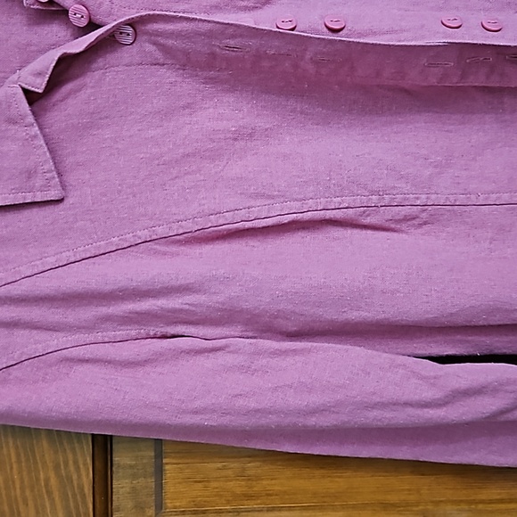 Linen blend top - Picture 5 of 7